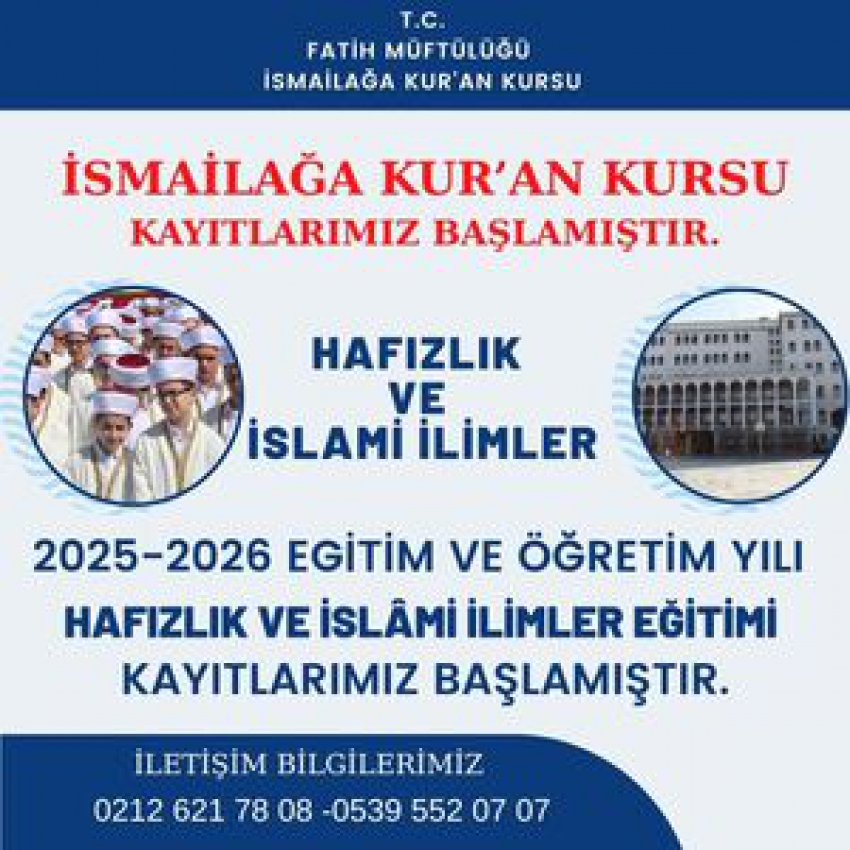 2025-2026 Kayıt Dönemi Başlamıştır